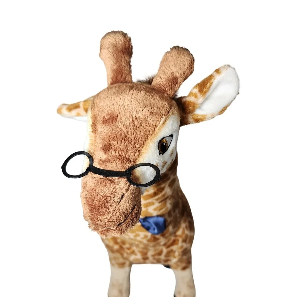 Ark Encounter Giraffe Plush Stuffed Animal with Glasses and Bow Tie 23 Inch